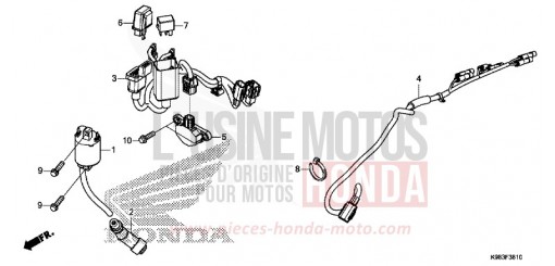 SUB HARNESS CBF125NAJ de 2018
